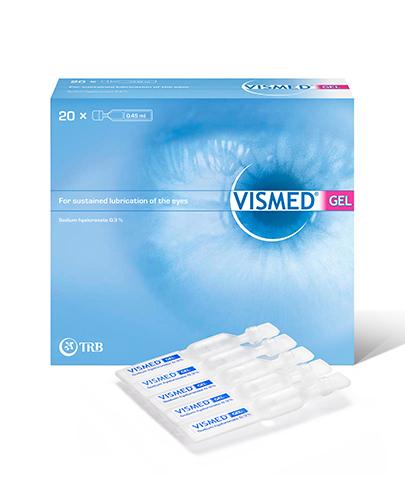 Vismed Gel krople do oczu 20 pojemników 0,45 ml